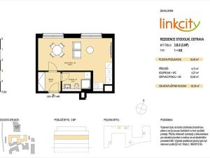 Prodej bytu 1+kk, Ostrava, Stodolní, 34 m2