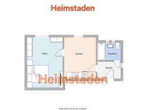Pronájem bytu 2+kk, Ostrava - Moravská Ostrava, Nedbalova, 45 m2