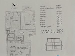 Prodej bytu 3+kk, Praha, Špeciánova, 74 m2