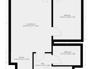 Pronájem bytu 2+kk, Praha - Karlín, Křižíkova, 55 m2