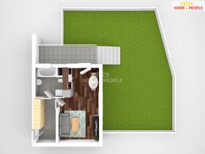 Pronájem bytu 1+kk, Milovice - Mladá, Armádní, 33 m2