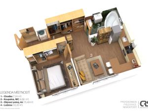 Prodej bytu 2+kk, Praha - Michle, Michelská, 40 m2