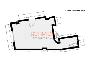 Pronájem obchodního prostoru, Hustopeče, Janáčkova, 29 m2