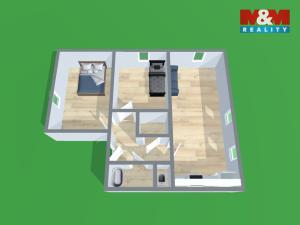 Prodej bytu 3+1, Bečváry, 71 m2