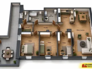 Prodej bytu 4+1, Moravský Krumlov, 101 m2