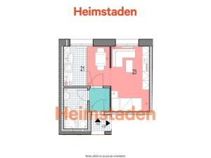 Pronájem bytu 1+kk, Havířov - Prostřední Suchá, Dělnická, 25 m2