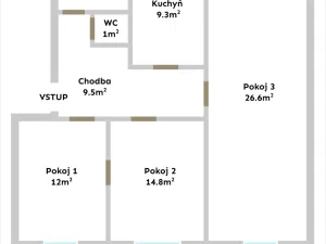 Prodej bytu 3+1, Nová Paka, Lomnická, 76 m2