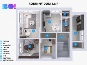 Prodej rodinného domu, Bystřice, 160 m2