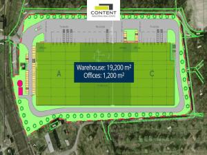 Pronájem skladu, Velký Osek, Prokopa Holého, 19200 m2