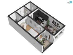 Pronájem bytu 2+kk, Praha - Střížkov, Zakšínská, 51 m2