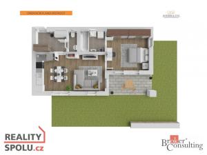 Pronájem bytu 2+kk, Praha - Hloubětín, Saarinenova, 50 m2