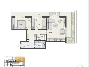 Prodej bytu 3+kk, Praha, 103 m2