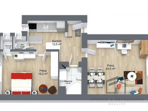 Prodej bytu 2+kk, Praha - Vršovice, Ruská, 62 m2