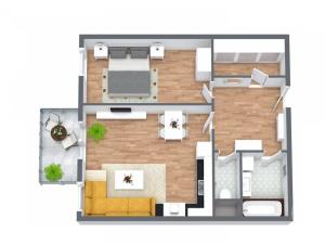 Pronájem bytu 2+kk, Ostrava - Moravská Ostrava, Na Prádle, 61 m2