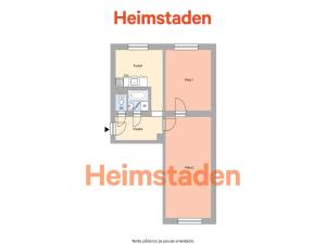 Pronájem bytu 2+1, Ostrava - Poruba, Jilemnického náměstí, 52 m2