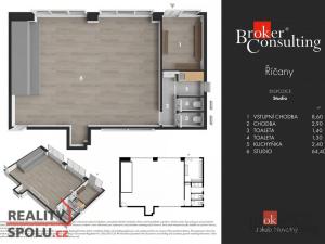 Pronájem komerční nemovitosti, Říčany, 81 m2