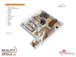 Prodej bytu 3+kk, Praha - Troja, Pomořanská, 69 m2