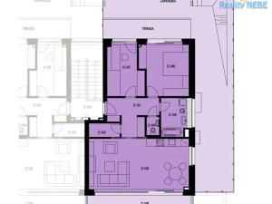 Pronájem bytu 3+kk, Praha - Řepy, Schwarzové, 80 m2