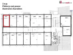 Pronájem kanceláře, České Budějovice, Na Zlaté stoce, 15 m2