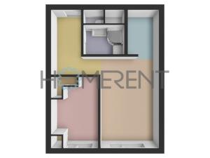 Pronájem bytu 2+kk, Praha - Michle, Hodonínská, 42 m2
