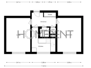 Pronájem bytu 2+1, Praha - Strašnice, Sečská, 51 m2
