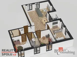 Prodej bytu 4+kk, Ostrava - Michálkovice, Československé armády, 92 m2