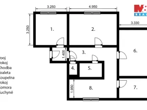 Prodej bytu 3+1, Černá v Pošumaví - Bližná, 88 m2