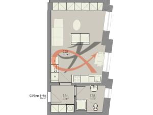 Pronájem bytu 1+kk, Rožnov pod Radhoštěm, 33 m2