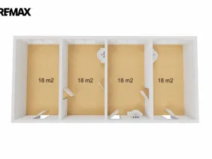 Pronájem kanceláře, Havířov, Lidická, 73 m2