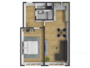 Prodej bytu 2+kk, Praha - Chodov, Hněvkovského, 42 m2