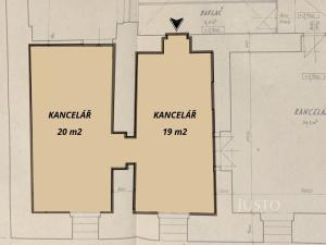 Pronájem kanceláře, Jílové u Prahy, Masarykovo náměstí, 39 m2