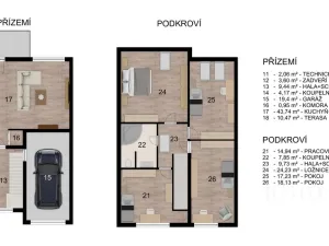 Prodej rodinného domu, Čížová - Zlivice, 174 m2