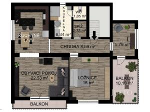 Prodej rodinného domu, Písek, Na Rozmezí, 90 m2