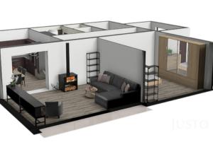 Prodej rodinného domu, Písek, Na Rozmezí, 90 m2