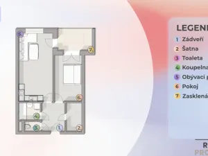 Prodej bytu 2+kk, Olomouc, Peškova, 50 m2