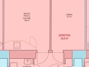 Prodej bytu 2+kk, Praha - Žižkov, Žerotínova, 41 m2