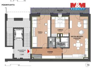 Prodej bytu 3+kk, Modřice, Za Humny, 86 m2