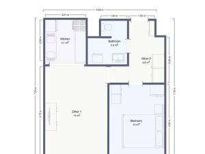 Pronájem bytu 2+kk, Praha - Braník, Novodvorská, 40 m2