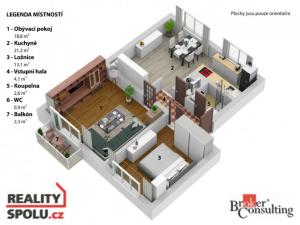 Prodej bytu 3+kk, Solnice, Družstevní, 72 m2