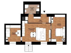 Prodej bytu 3+kk, Tábor, Kpt. Jaroše, 70 m2