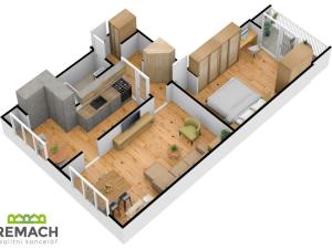 Pronájem bytu 2+1, Uherské Hradiště, Štěpnická, 64 m2