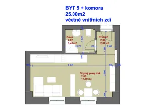 Prodej bytu 1+kk, Mariánské Lázně, Hlavní třída, 25 m2