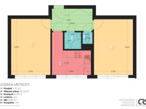 Pronájem bytu 2+1, Praha - Malešice, Počernická, 53 m2