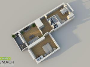 Pronájem bytu 2+1, Uherské Hradiště - Jarošov, 57 m2