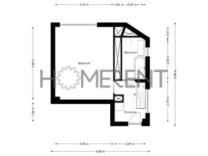 Pronájem bytu 1+1, Praha - Nusle, Na dolinách, 33 m2