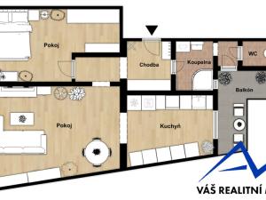 Prodej bytu 2+1, Český Těšín, Ostravská, 67 m2
