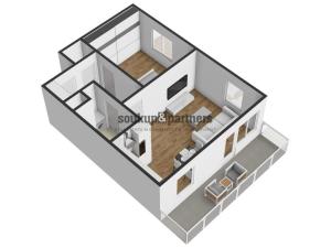 Prodej bytu 2+kk, Praha - Prosek, Čakovická, 52 m2