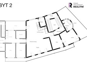 Prodej atypického bytu, Kroměříž, náměstí Míru, 178 m2