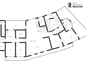 Prodej atypického bytu, Kroměříž, náměstí Míru, 178 m2