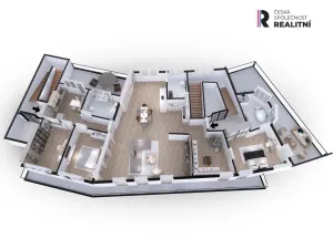 Prodej atypického bytu, Kroměříž, náměstí Míru, 178 m2